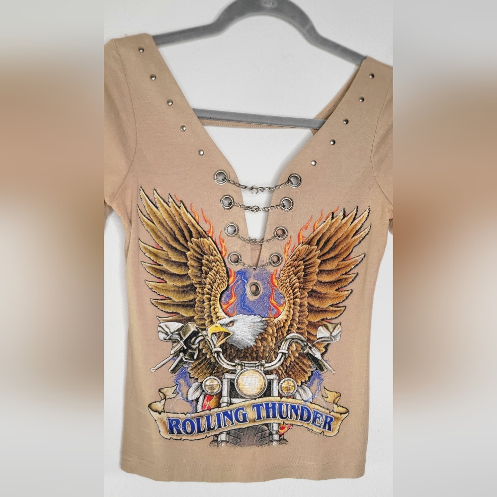2011 Sturgis Rally - Vance Biker Wear Women's Bike Shirt - Preowned - Size SMALL - Picture 2 of 11